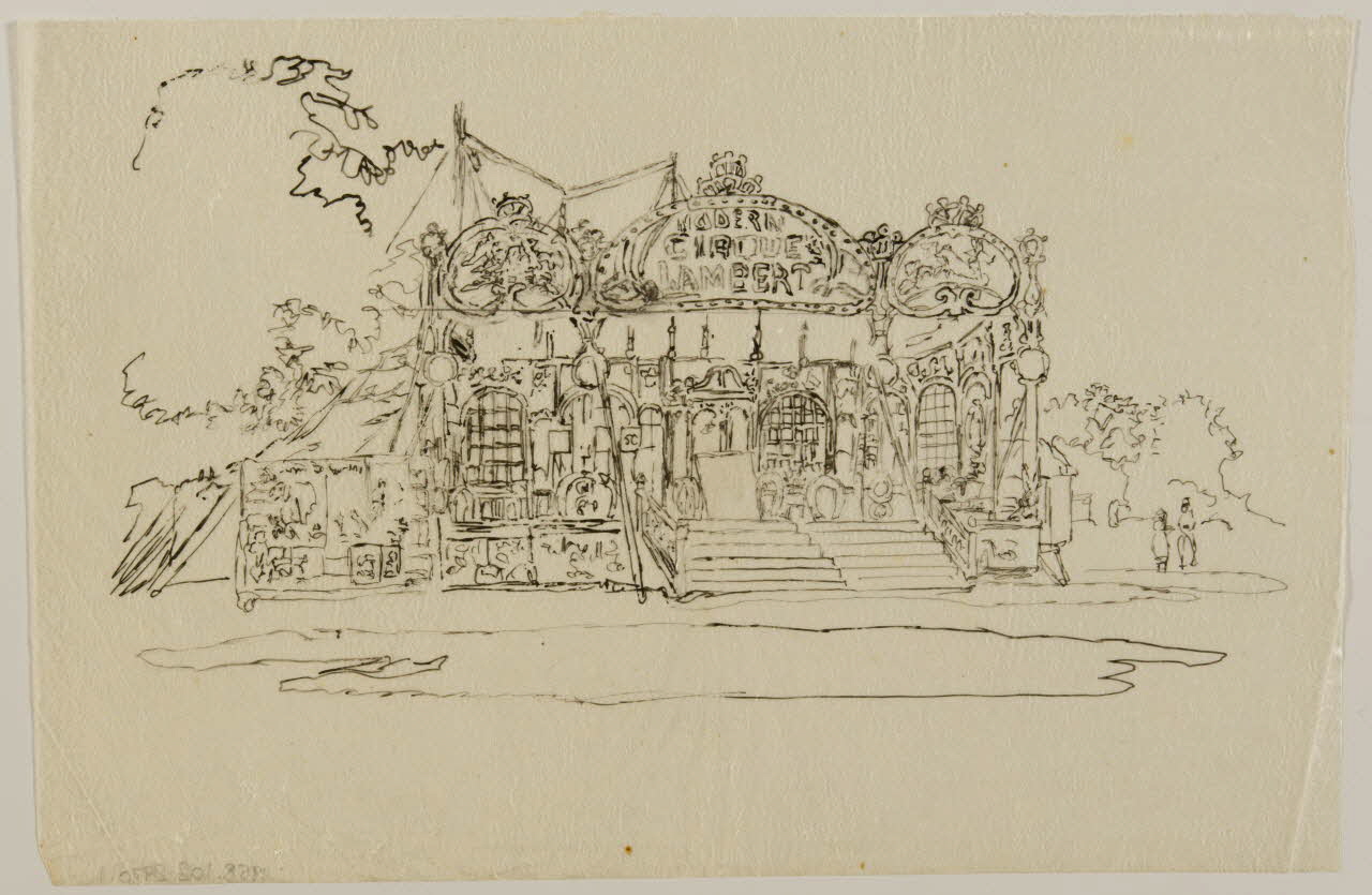 dessin Cirque Lambert 1968.102.2970.1 Photo Mucem