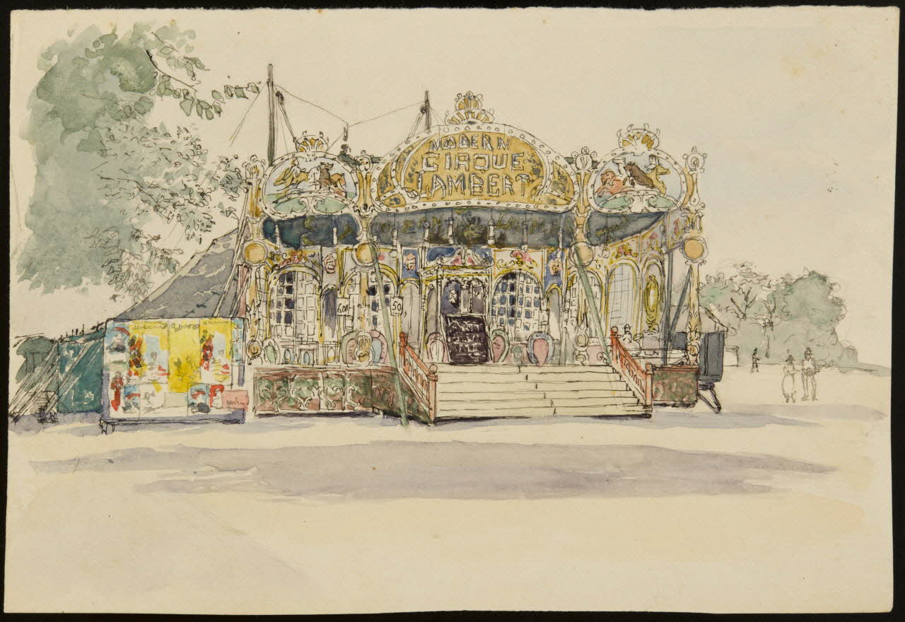 dessin Cirque Lambert 1968.102.2970.2 Photo Mucem