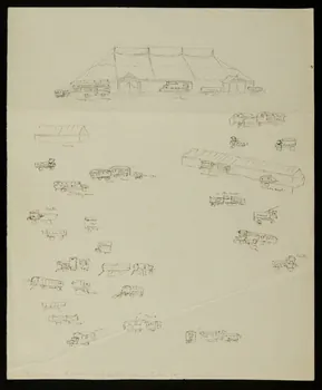 partie d'un ensemble de dessins Cirque Pinder 1968.102.2985 Photo Mucem