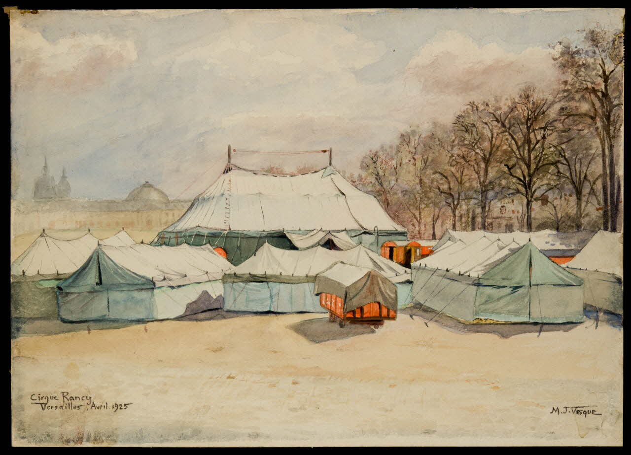 partie d'un ensemble de dessins Cirque Rancy 1968.102.2994 Photo Mucem