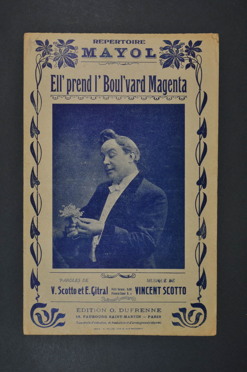 partition de musique petit format 1965.156.10 Photo Mucem