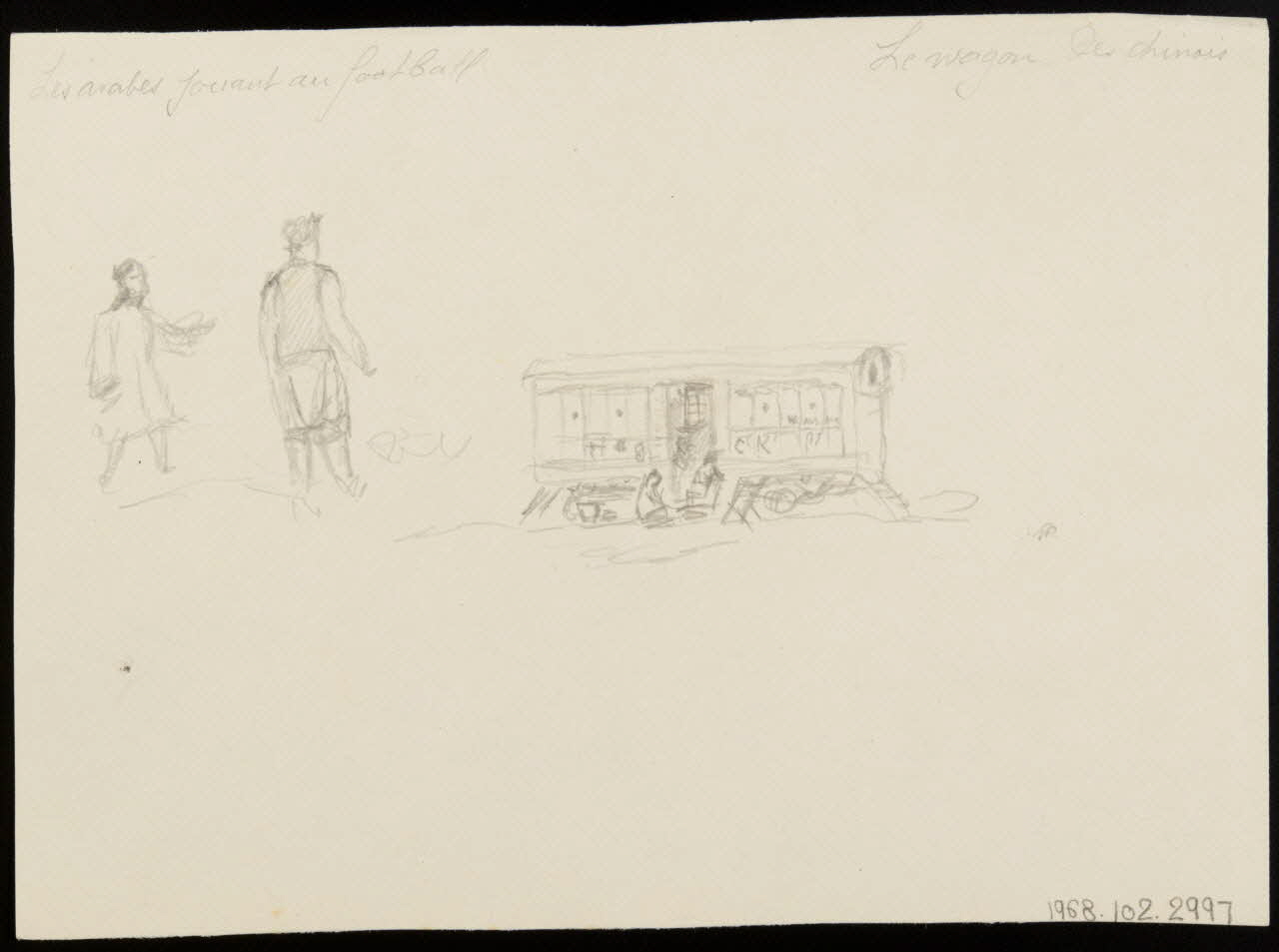 partie d'un ensemble de dessins Zoo Circus 1968.102.2997 Photo Mucem