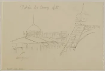 partie d'un ensemble de dessins Palais des Beaux Arts 1968.102.3008 Photo Mucem
