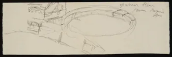 partie d'un ensemble de dessins Piste de cirque 1968.102.3032 Photo Mucem