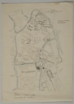 dessin GAND  (Quartiers du Centre) 1968.102.3041 Photo Mucem