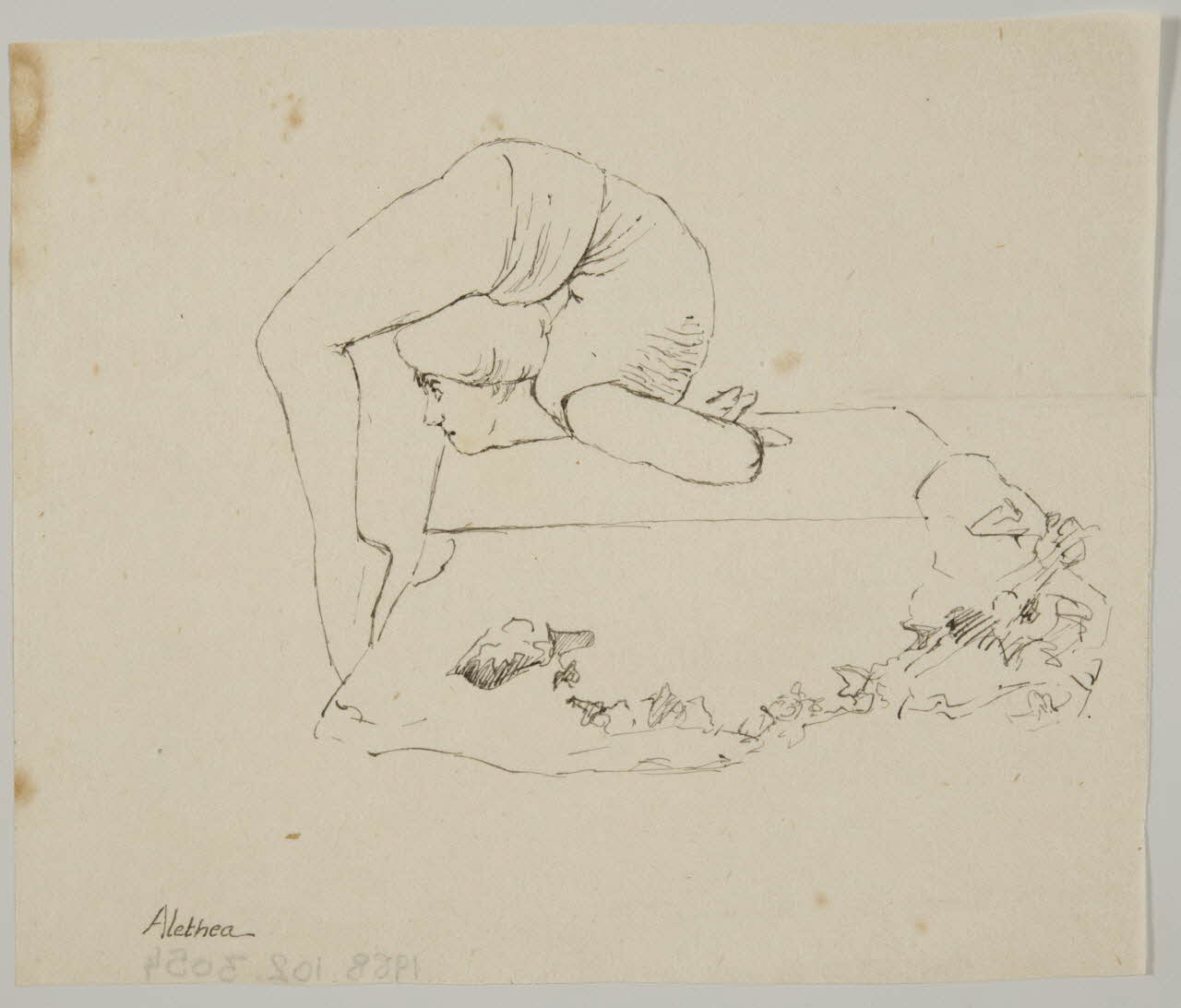 partie d'un ensemble de dessins Alethea 1968.102.3054 Photo Mucem