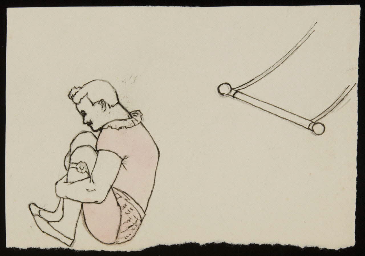 partie d'un ensemble de dessins Numéro de trapéziste 1968.102.3057.2 Photo Mucem