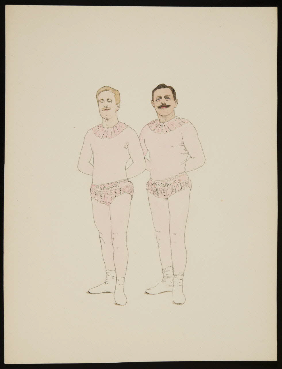 partie d'un ensemble de dessins Acrobate 1968.102.3058 Photo Mucem