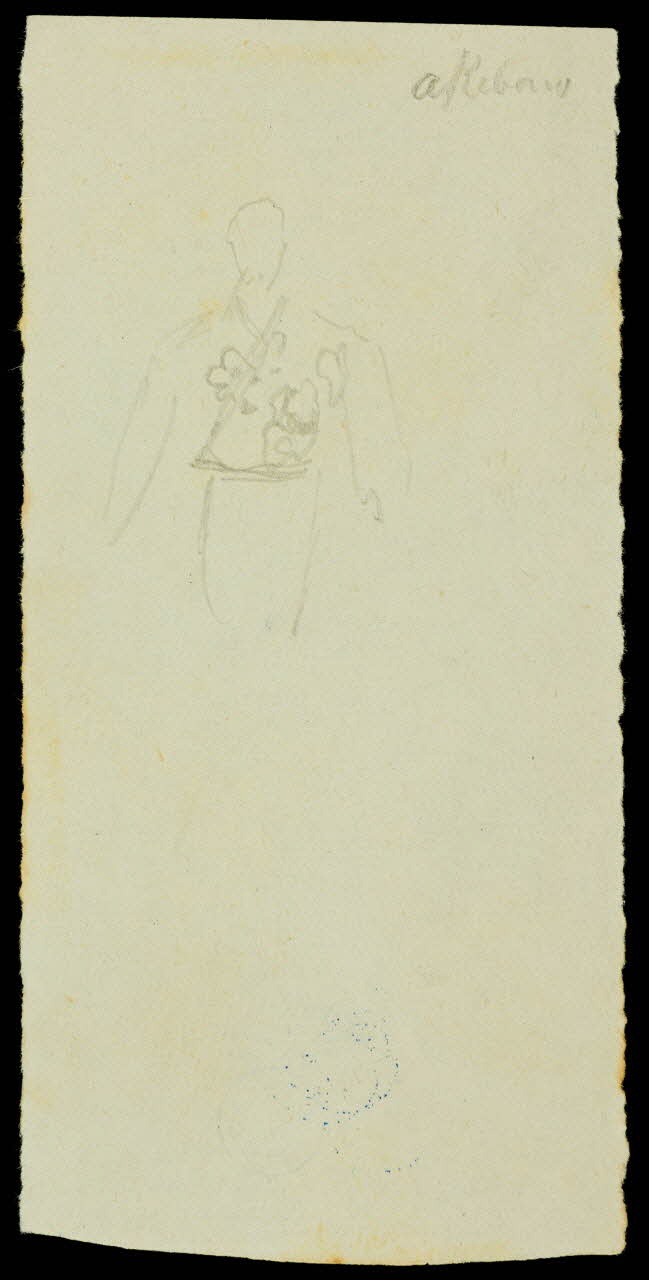 partie d'un ensemble de dessins akebono 1968.102.306.5 Photo Mucem