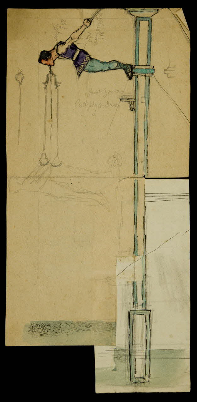 partie d'un ensemble de dessins Acrobate 1968.102.3069 Photo Mucem