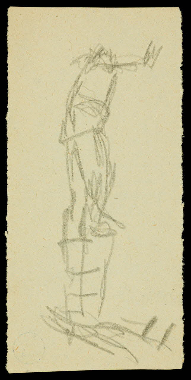 partie d'un ensemble de dessins Ebauche 1968.102.307.3 Photo Mucem