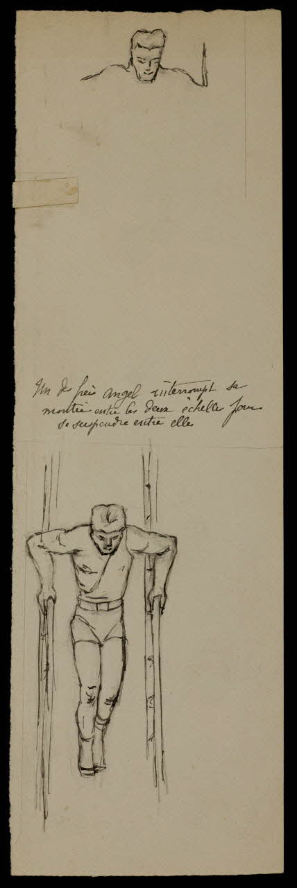 partie d'un ensemble de dessins Numéro d'acrobatie 1968.102.3071 Photo Mucem