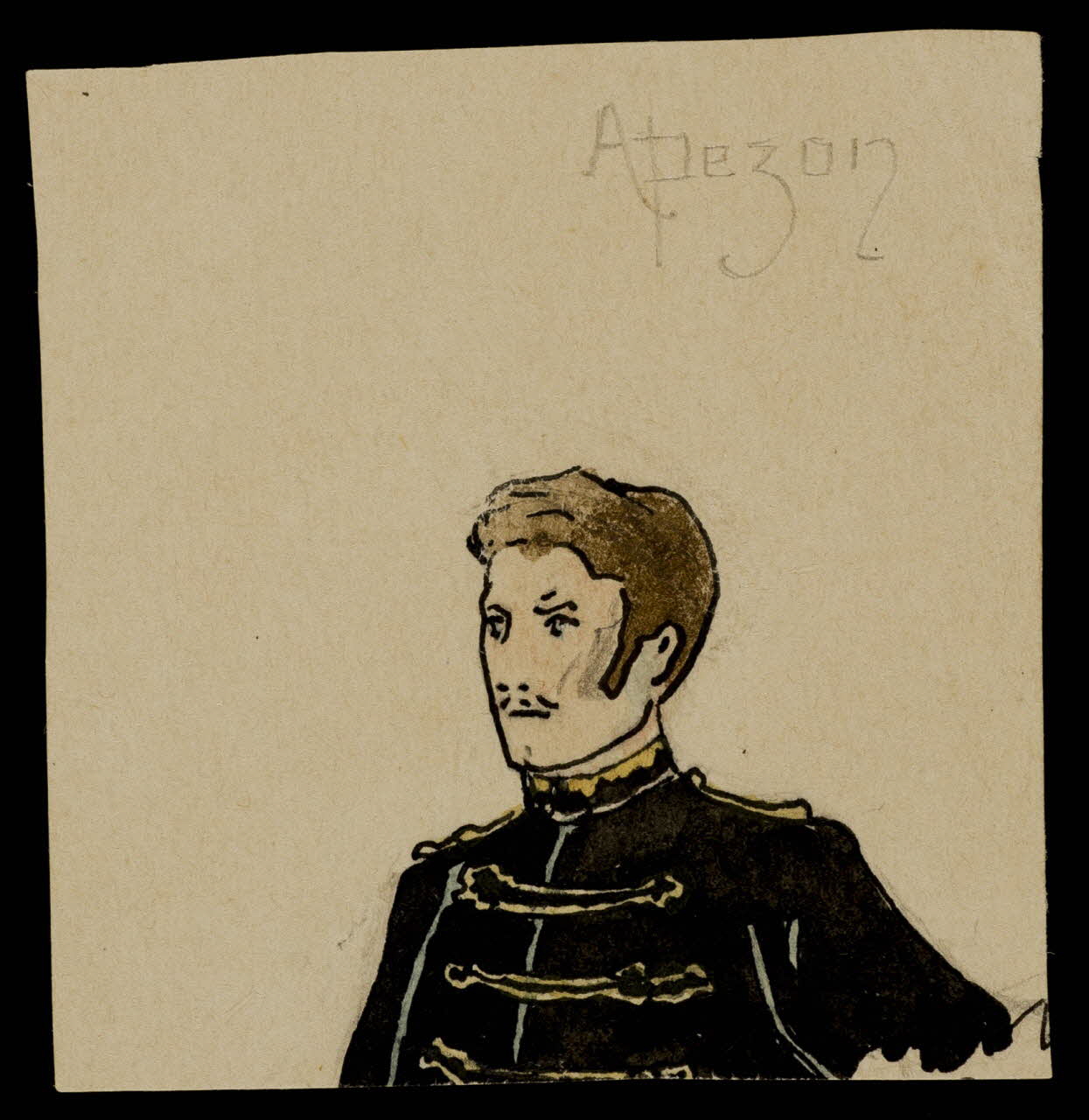 partie d'un ensemble de dessins Apezon 1968.102.3073 Photo Mucem