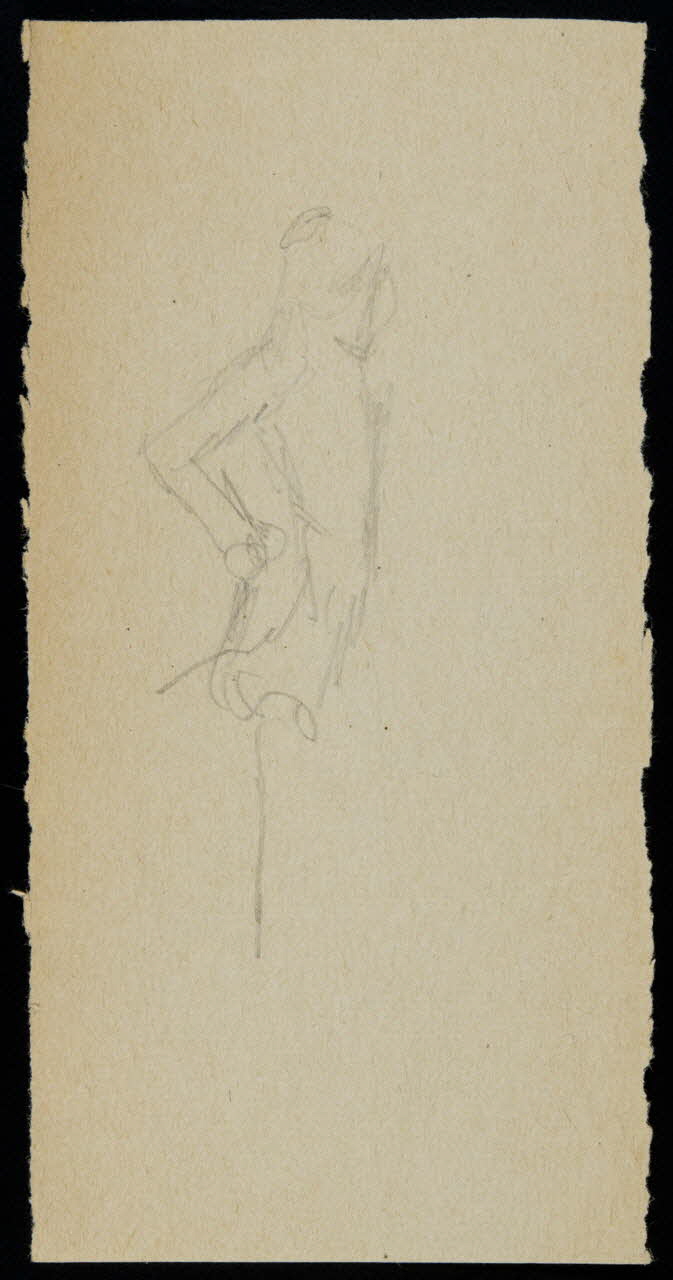 partie d'un ensemble de dessins Ebauche de dessin 1968.102.3083.5 Photo Mucem