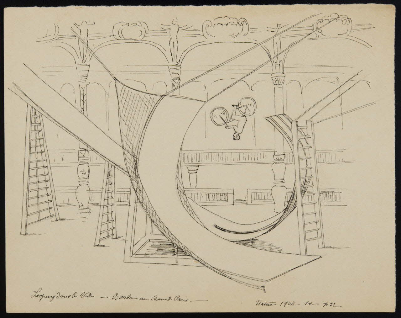 partie d'un ensemble de dessins Looping dans le Vide 1968.102.3084 Photo Mucem