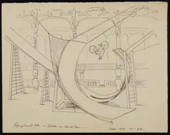 partie d'un ensemble de dessins Looping dans le Vide 1968.102.3084 Photo Mucem