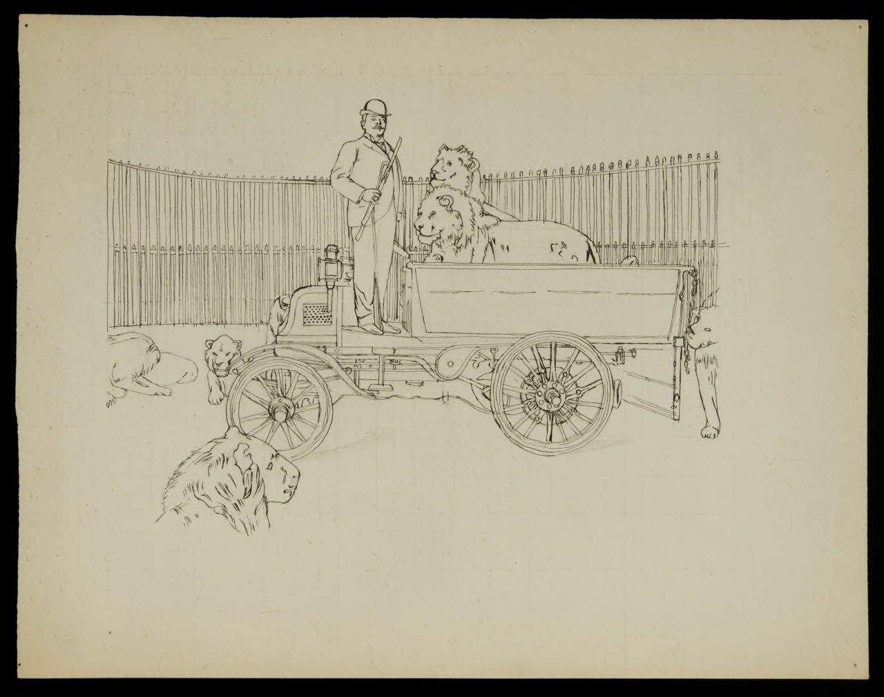 partie d'un ensemble de dessins Bormavita 1968.102.3117 Photo Mucem