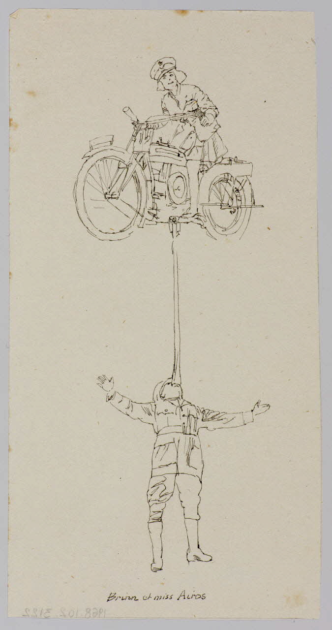 partie d'un ensemble de dessins Brinn et miss Airos 1968.102.3122 Photo Mucem