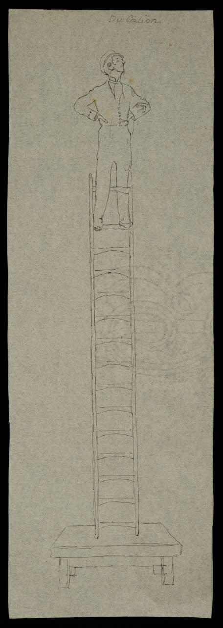 partie d'un ensemble de dessins Du Calion 1968.102.3129 Photo Mucem