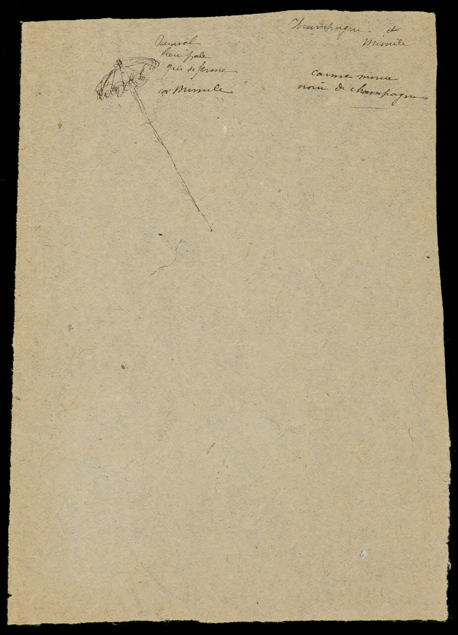 partie d'un ensemble de dessins Champagne et  Mimile 1968.102.3140.2 Photo Mucem