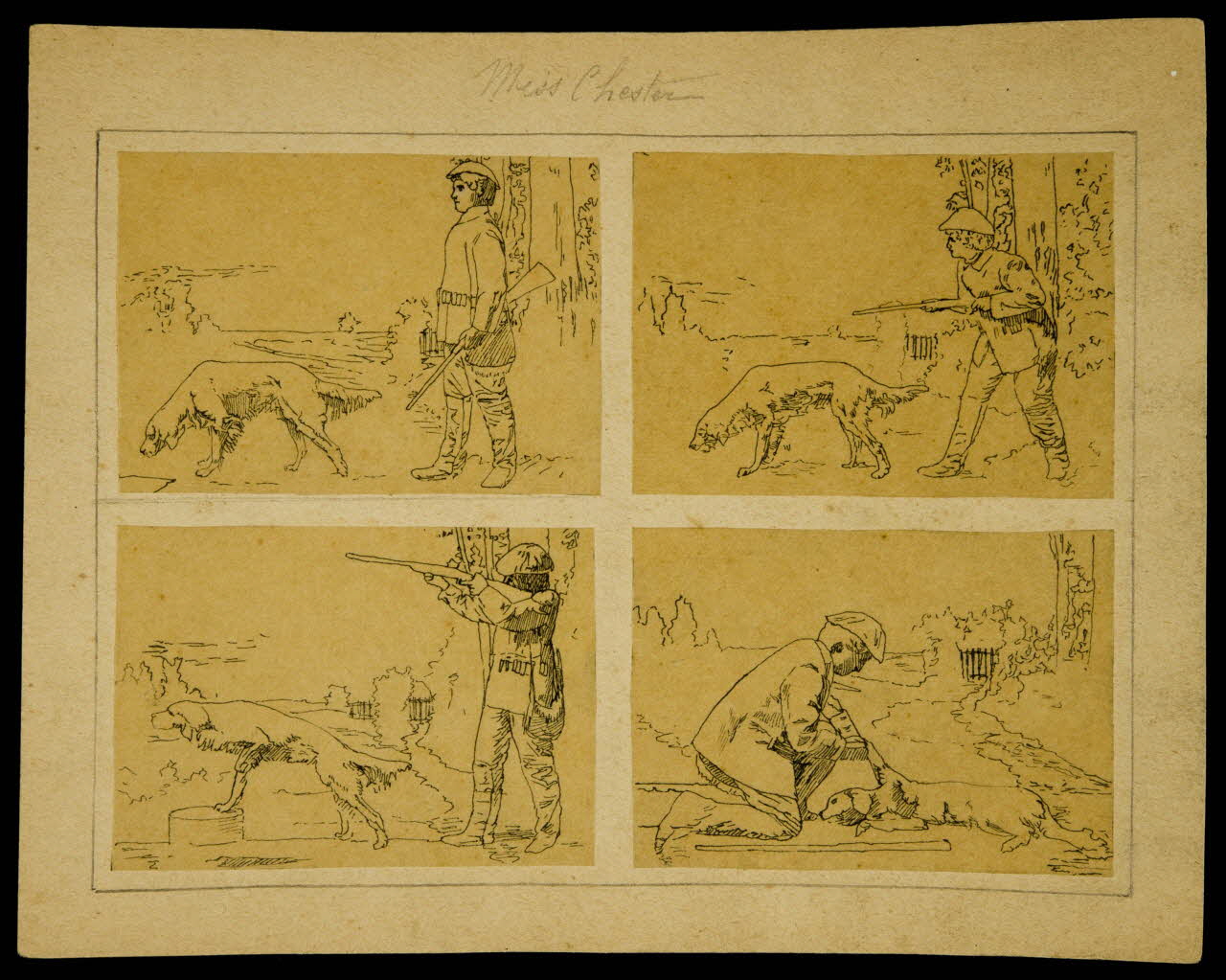 partie d'un ensemble de dessins Miss Chester 1968.102.3146 Photo Mucem