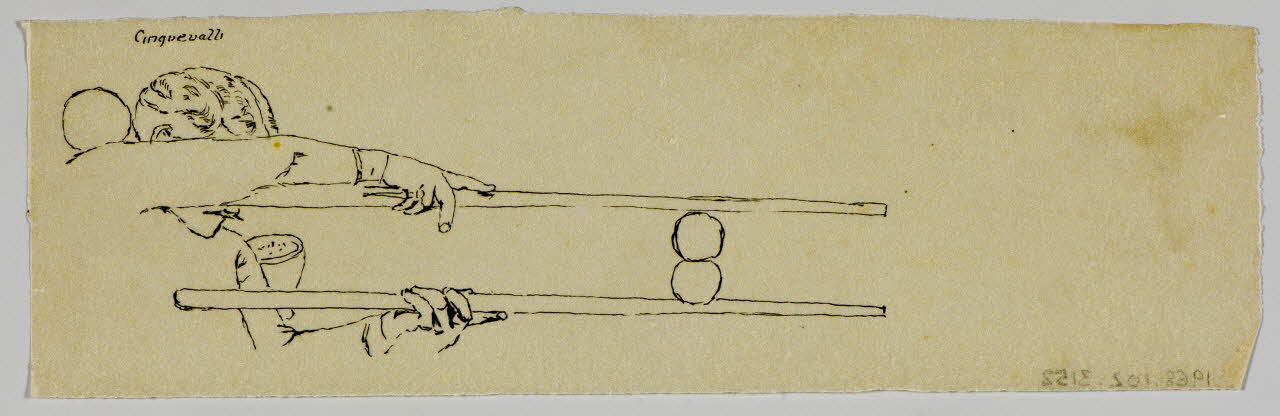 partie d'un ensemble de dessins Cinquevalli 1968.102.3152 Photo Mucem