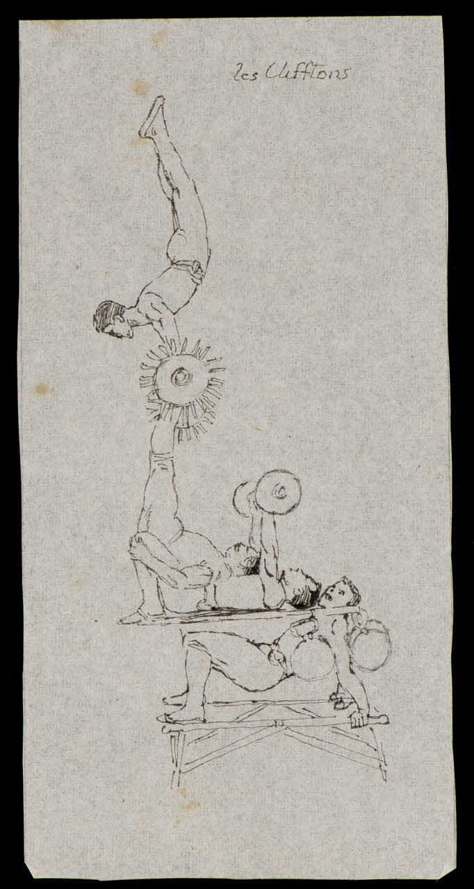 partie d'un ensemble de dessins les Clifftons 1968.102.3165 Photo Mucem