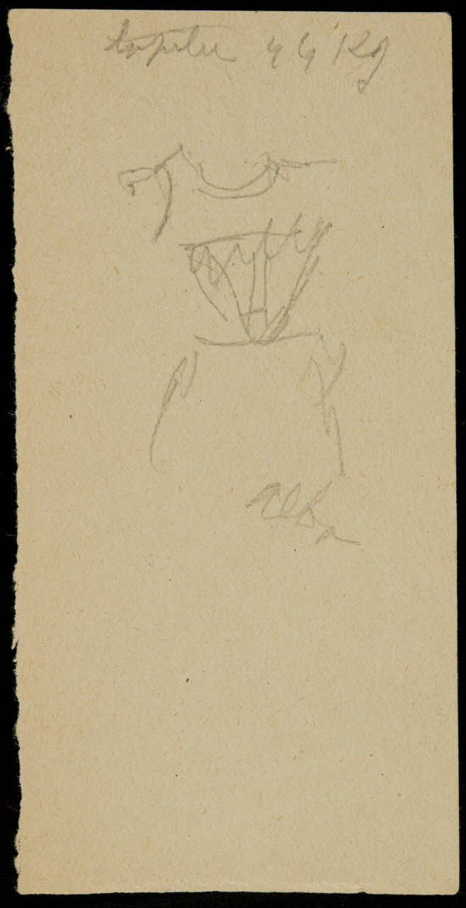 partie d'un ensemble de dessins Alba 1968.102.317.4 Photo Mucem