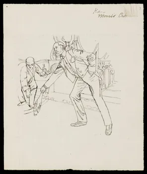 partie d'un ensemble de dessins Karo  Morris Cronin 1968.102.3170  Photo Mucem