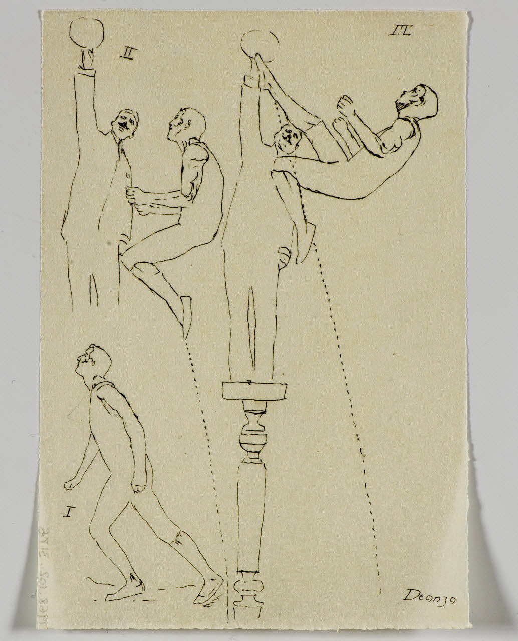 partie d'un ensemble de dessins Deonzo 1968.102.3176 Photo Mucem