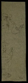 partie d'un ensemble de dessins Deonzo 1968.102.3177 Photo Mucem