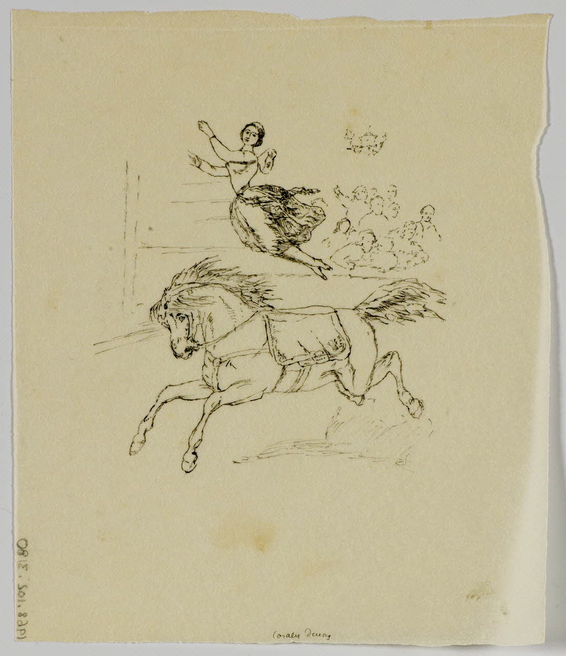 partie d'un ensemble de dessins Voltige 1968.102.3180 Photo Mucem