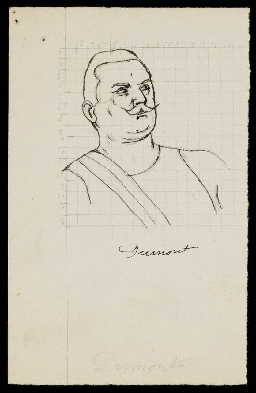 partie d'un ensemble de dessins Dumont 1968.102.3184 Photo Mucem