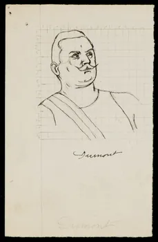 partie d'un ensemble de dessins Dumont 1968.102.3184 Photo Mucem