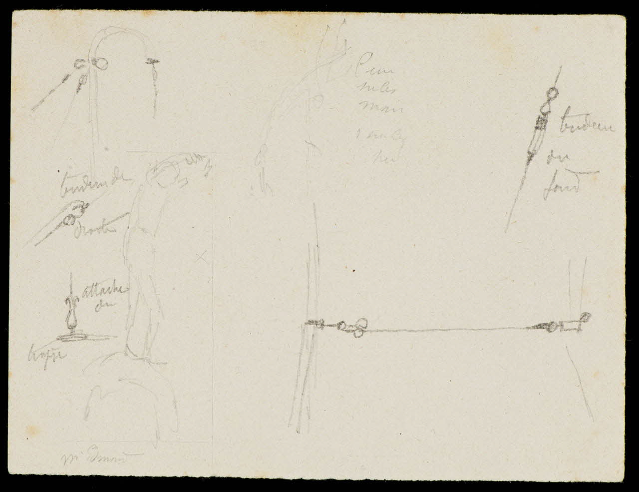 partie d'un ensemble de dessins M. Edmond 1968.102.3187 Photo Mucem