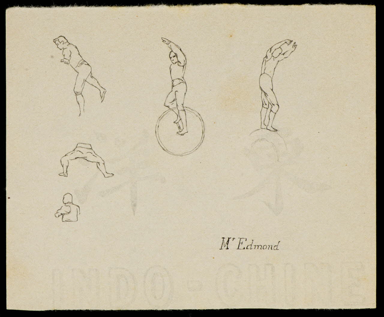 partie d'un ensemble de dessins Silhouettes 1968.102.3188 Photo Mucem