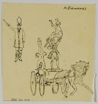 partie d'un ensemble de dessins les Edwards 1968.102.3189 Photo Mucem