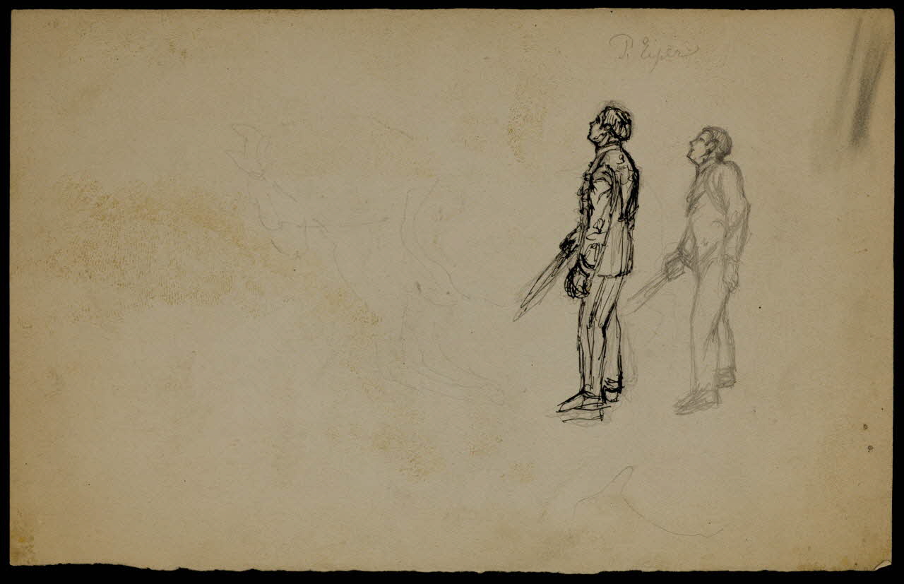partie d'un ensemble de dessins P. Eiper 1968.102.3192 Photo Mucem