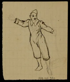 partie d'un ensemble de dessins Eldid 1968.102.3193 Photo Mucem