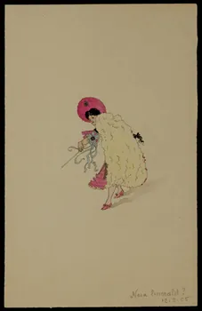 partie d'un ensemble de dessins Nora Emerald? 1968.102.3196 Photo Mucem