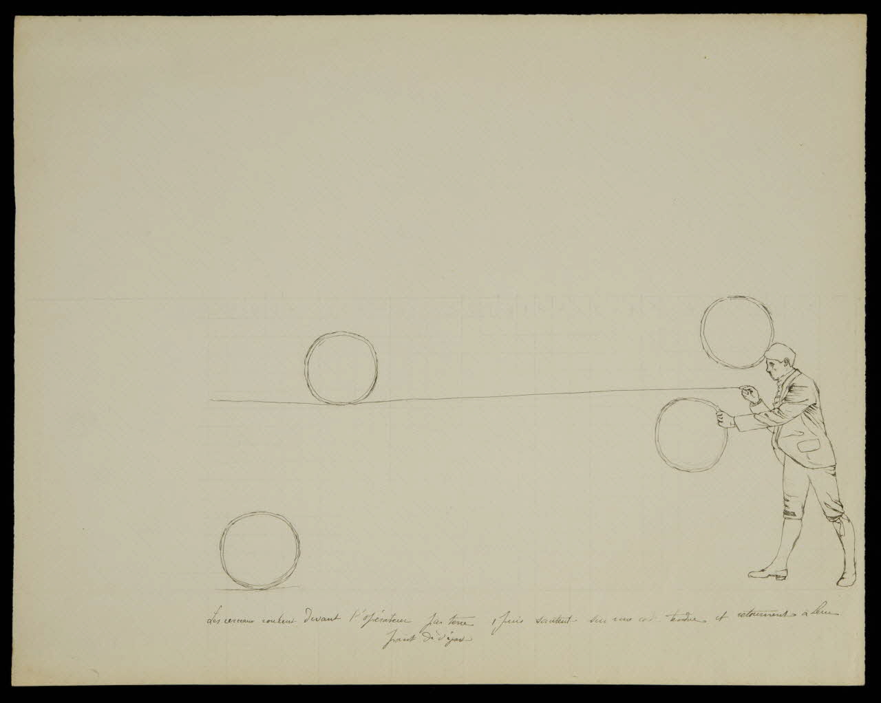 partie d'un ensemble de dessins Jongleur 1968.102.3200 Photo Mucem