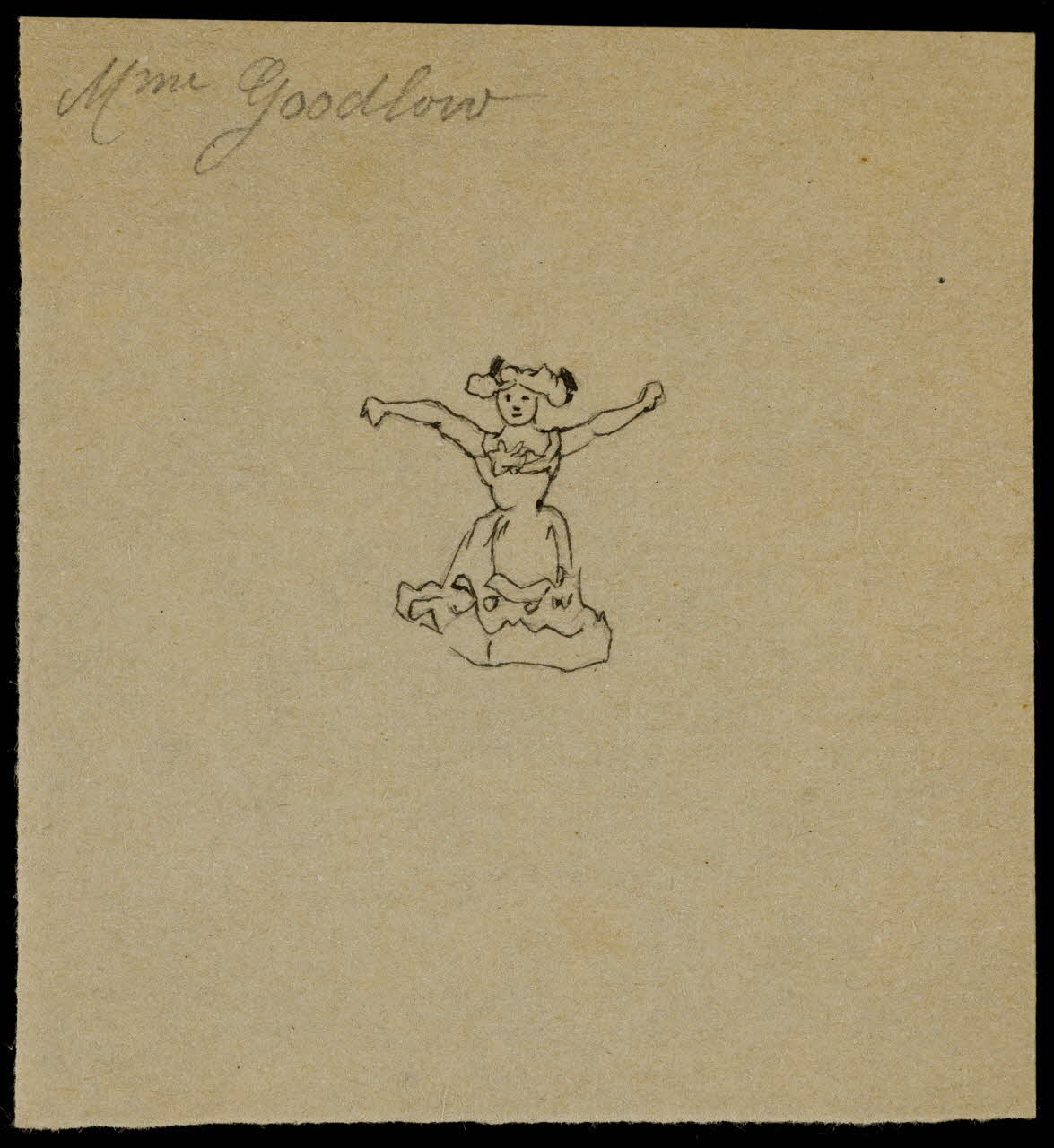 partie d'un ensemble de dessins Mme Goodlow 1968.102.3225 Photo Mucem