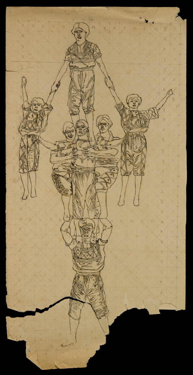 dessin Numéro d'acrobate 1968.102.3231.2 Photo Mucem