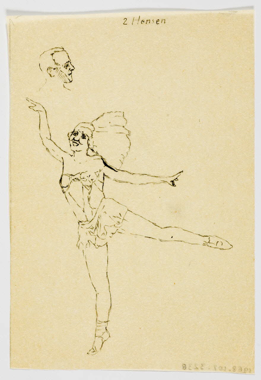 partie d'un ensemble de dessins 2 Hensen 1968.102.3238 Photo Mucem