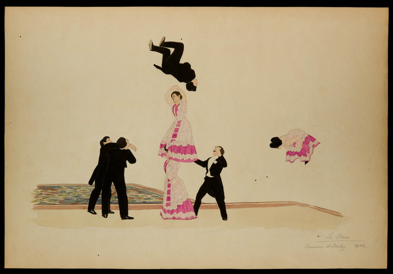 partie d'un ensemble de dessins Les Heras 1968.102.3239 Photo Mucem