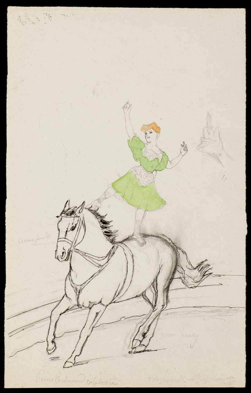 partie d'un ensemble de dessins Mme Jennky 1968.102.3255 Photo Mucem