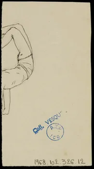 partie d'un ensemble de dessins Albano Jr. 1968.102.326.12 Photo Mucem