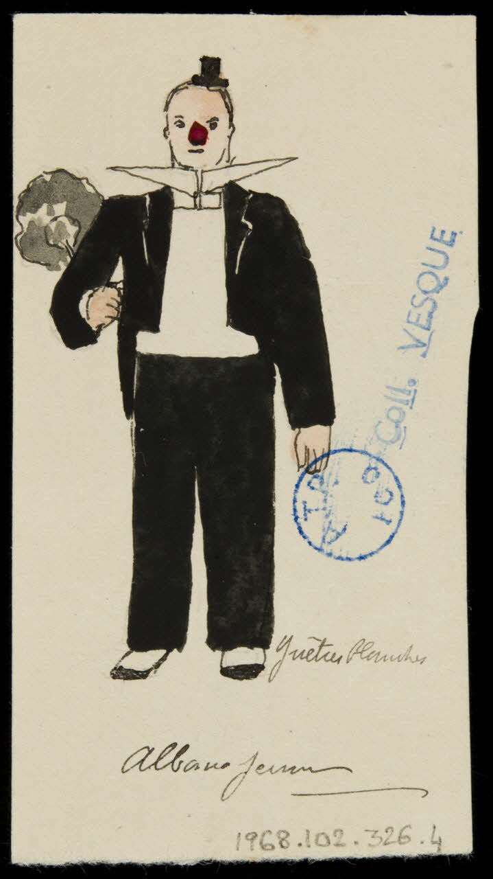 partie d'un ensemble de dessins Albano ainé 1968.102.326.4 Photo Mucem