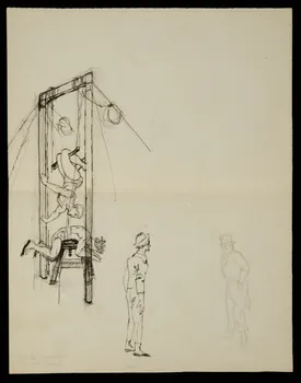 partie d'un ensemble de dessins Numéro d'acrobatie 1968.102.3271 Photo Mucem