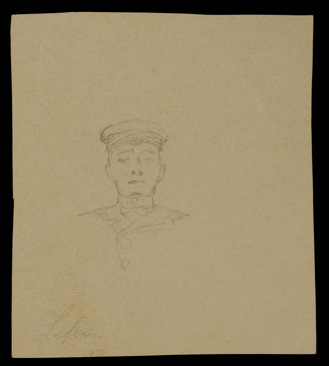 dessin Portrait d'homme 1968.102.3278 Photo Mucem